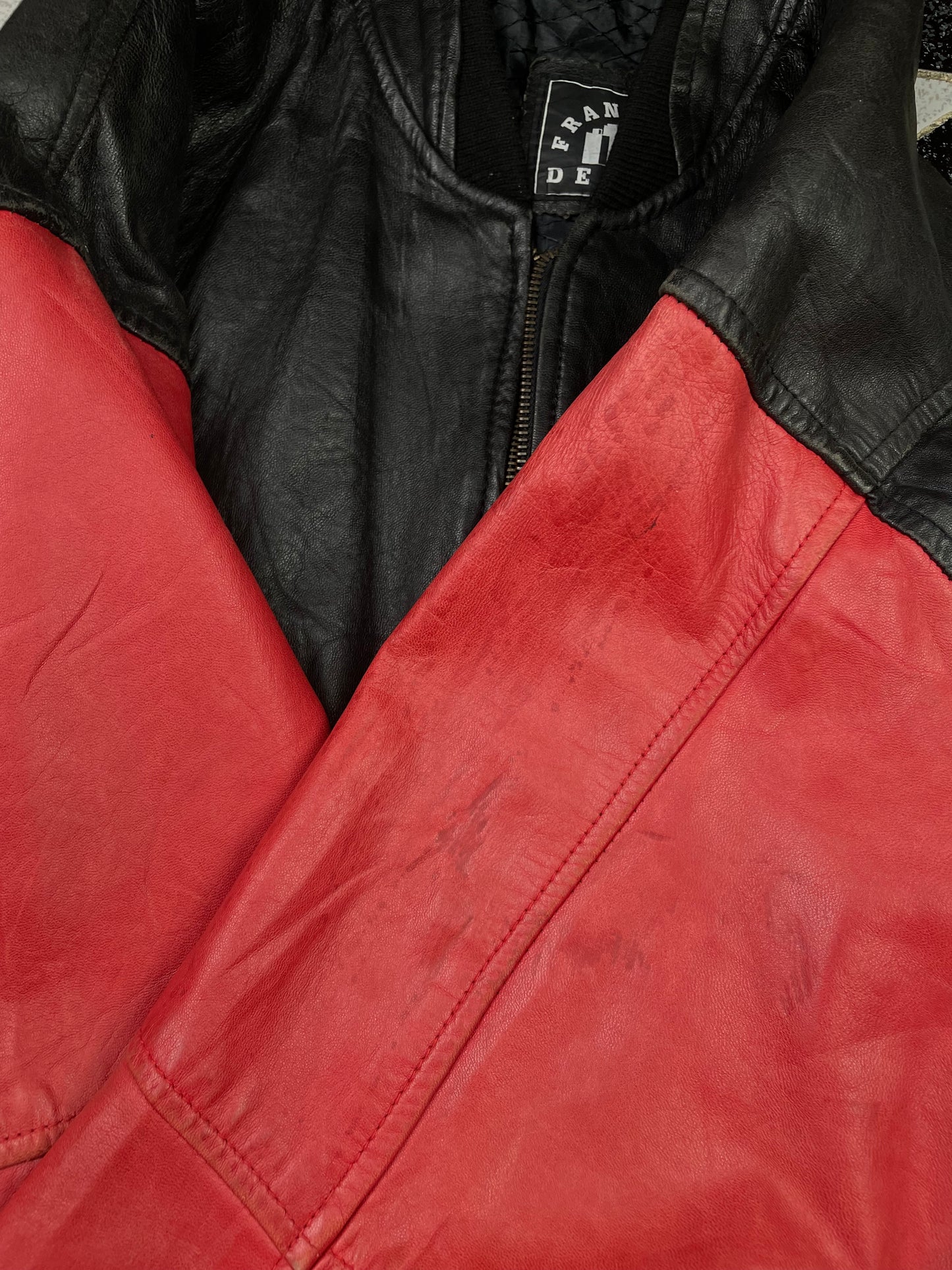 80’s Fransisco Design Leather Varsity